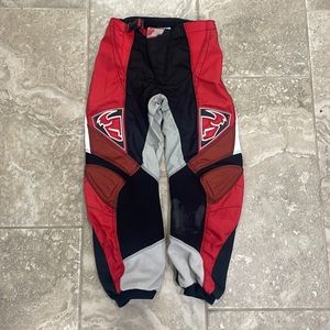 Thor MX Motocross Pants‎ "Phase Protective Systems" Sz: 24 Black/White/Red